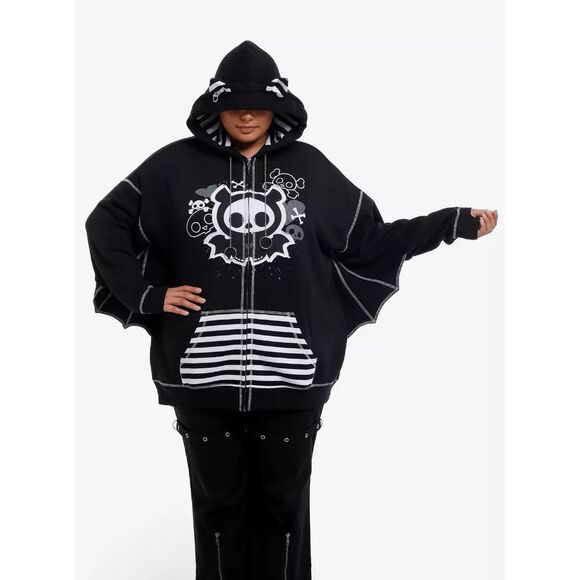 Skelanimals Diego Bat Wing Hoodie Plus Size XL, XXL, XXL - Picture 1 of 4